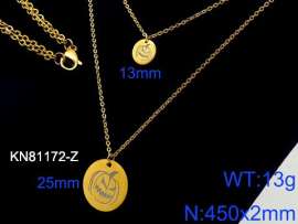 SS Gold-Plating Necklace
