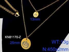 SS Gold-Plating Necklace