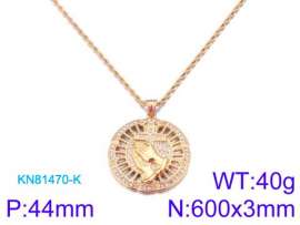 SS Gold-Plating Necklace