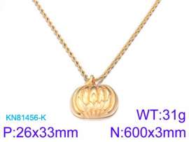 SS Gold-Plating Necklace