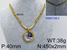SS Gold-Plating Necklace