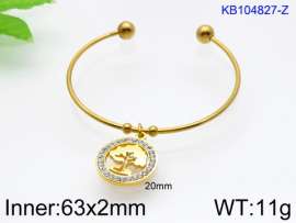 Stainless Steel Gold-plating Bangle