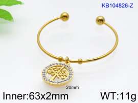 Stainless Steel Gold-plating Bangle