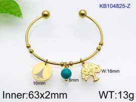 Stainless Steel Gold-plating Bangle