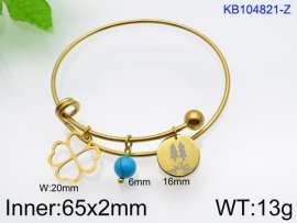 Stainless Steel Gold-plating Bangle