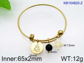 Stainless Steel Gold-plating Bangle