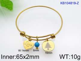 Stainless Steel Gold-plating Bangle