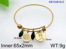 Stainless Steel Gold-plating Bangle