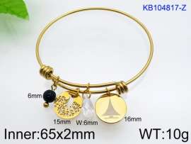 Stainless Steel Gold-plating Bangle