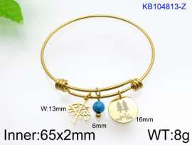 Stainless Steel Gold-plating Bangle