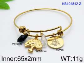 Stainless Steel Gold-plating Bangle