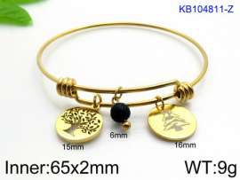 Stainless Steel Gold-plating Bangle