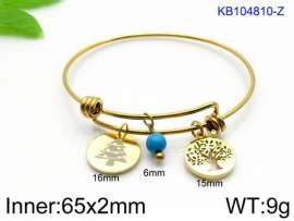 Stainless Steel Gold-plating Bangle