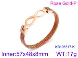 Stainless Steel Rose Gold-plating Bangle