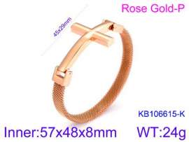 Stainless Steel Rose Gold-plating Bangle
