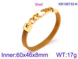 Stainless Steel Gold-plating Bangle