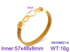 Stainless Steel Gold-plating Bangle