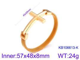 Stainless Steel Gold-plating Bangle
