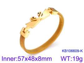 Stainless Steel Gold-plating Bangle