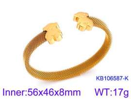 Stainless Steel Gold-plating Bangle