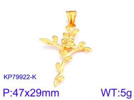 Stainless Steel Gold-plating Pendant