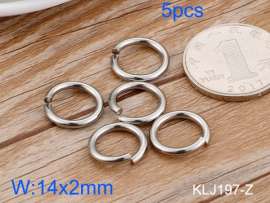 SS Small Circle--14x2mm---5pcs Pirce