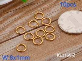 SS Small Circle--8x1mm---10pcs Pirce