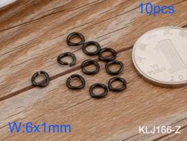 SS Small Circle--6x1mm---10pcs Pirce