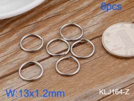 SS Small Circle--13x1.2mm---6pcs Pirce