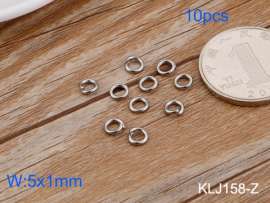 SS Small Circle--5x1mm---10pcs Pirce