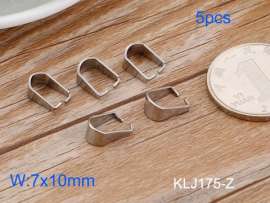 Stainless Steel Pendant Clasp--5pcs Pirce