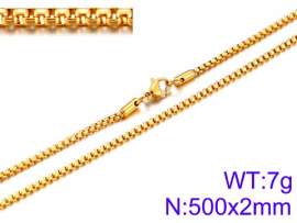 Staineless Steel Small Gold-plating Chain