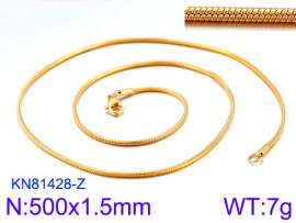 Staineless Steel Small Gold-plating Chain