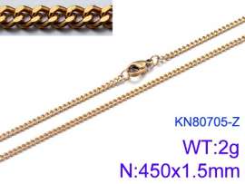 Staineless Steel Small Gold-plating Chain