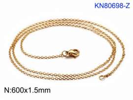Staineless Steel Small Gold-plating Chain