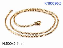 Staineless Steel Small Gold-plating Chain