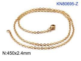Staineless Steel Small Gold-plating Chain