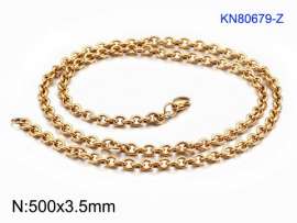 Staineless Steel Small Gold-plating Chain