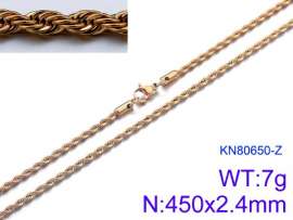 Staineless Steel Small Gold-plating Chain