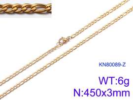 Staineless Steel Small Gold-plating Chain