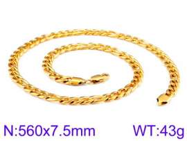 SS Gold-Plating Necklace
