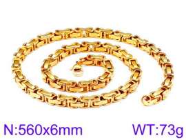 SS Gold-Plating Necklace