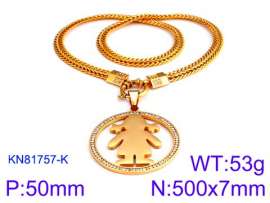 SS Gold-Plating Necklace