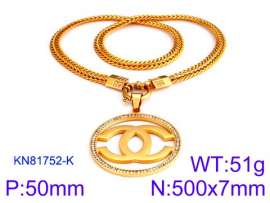 SS Gold-Plating Necklace