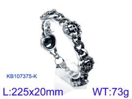 Stainless Skull Bracelet