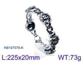 Stainless Skull Bracelet