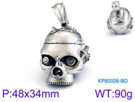 Stainless Skull Pendants