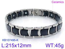 Stainless steel with Ceramic Bracelet