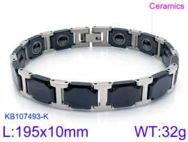 Stainless steel with Ceramic Bracelet