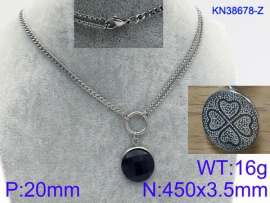 Stainless Steel Stone Necklace